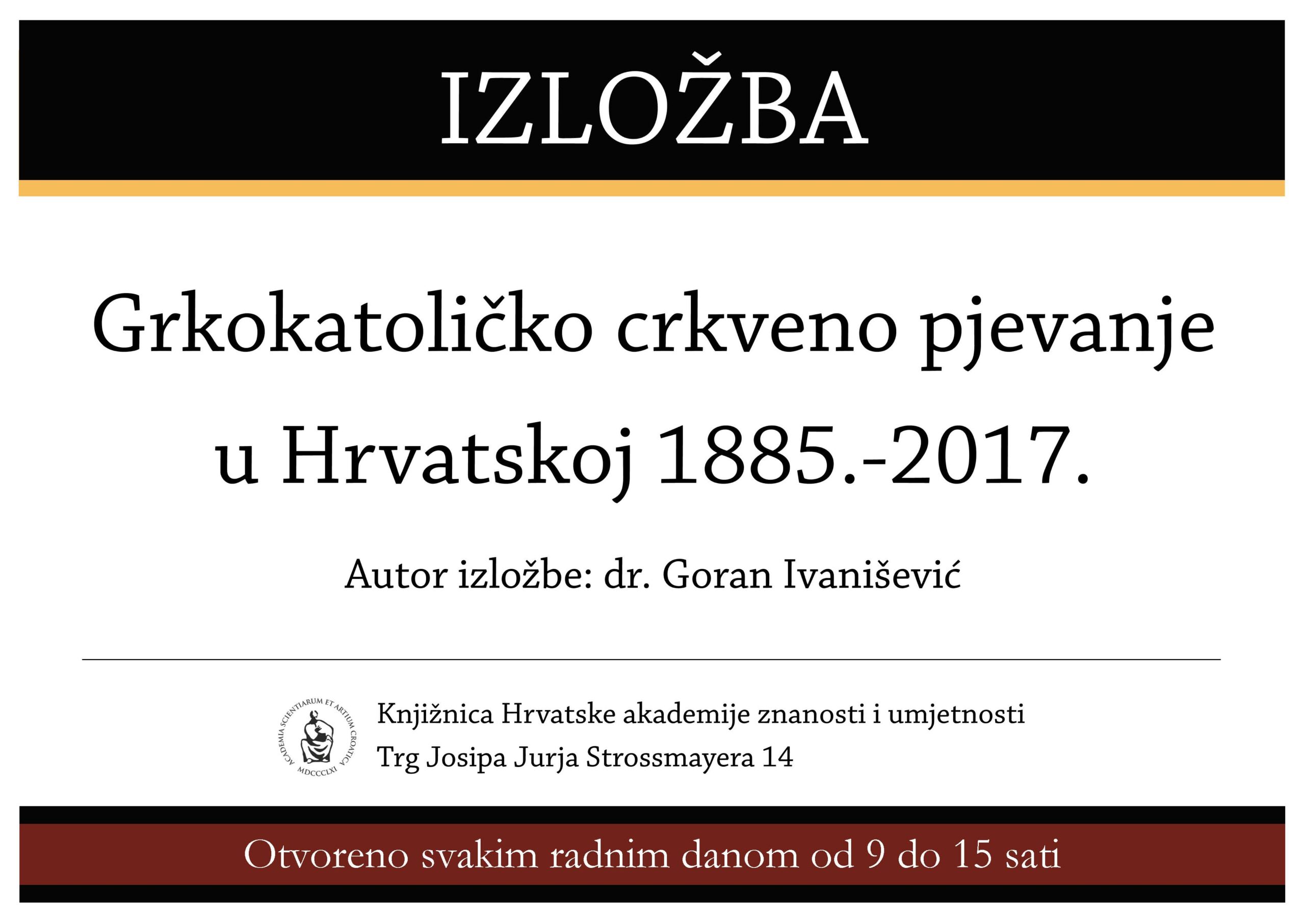 Plakat - Izlozba kora - 01